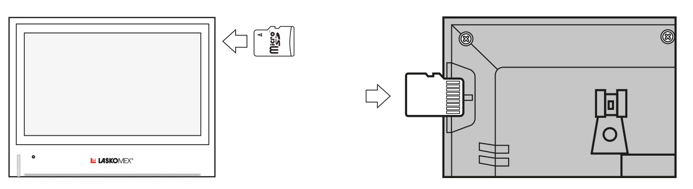 Montaż karty microSD